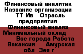 Финансовый аналитик › Название организации ­ ТТ-Ив › Отрасль предприятия ­ Финансовый анализ › Минимальный оклад ­ 25 000 - Все города Работа » Вакансии   . Амурская обл.,Зея г.